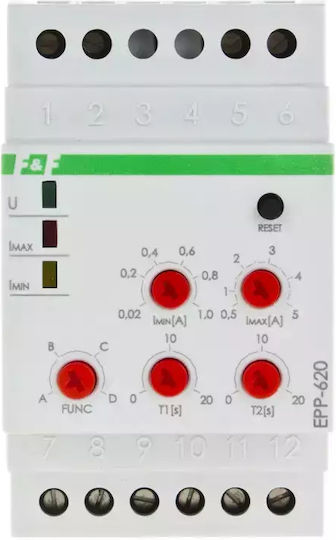 F&F Phase 1-Pole Power Relay 16A 230V