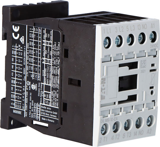 Eaton Ρελέ Ράγας Ισχύος 9A Τριπολικό με Τάση 24V