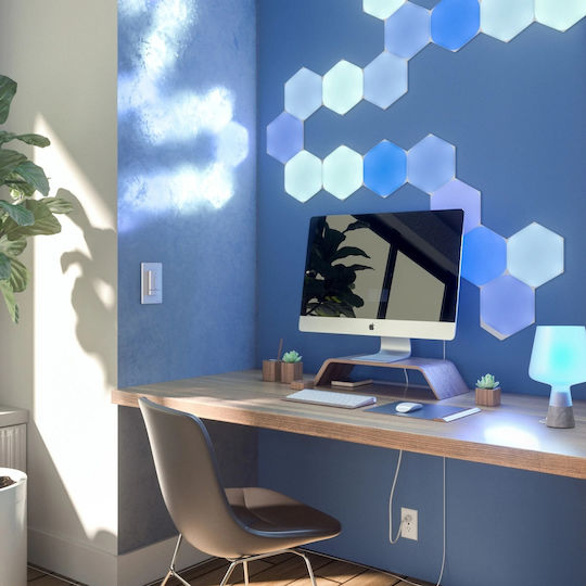 Nanoleaf Wandmontierter Elektrischer Wandtaster Wi-Fi Zwei-Wege Weiß