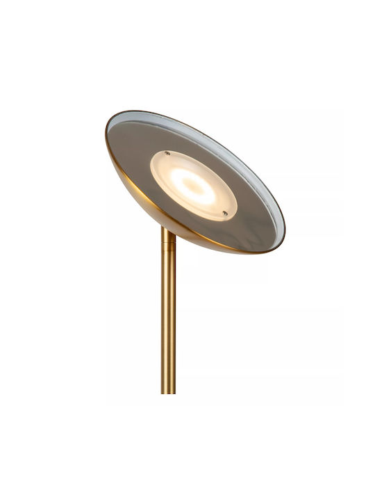 Lucide Lightning Zenith LED Floor Lamp H180xW25.4cm. with Warm White Light Yellow