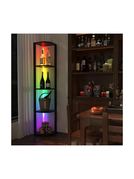 Atman LED Floor Lamp with Adjustable White Light Black