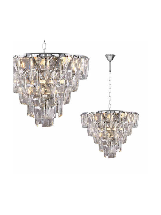 Eko Light Πολυέλαιος με Κρύσταλλα Διάφανος Eko Light Πολυέλαιος με Κρύσταλλα Διάφανος