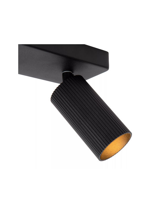 Lucide Lightning Einzel Spot in Schwarz Farbe