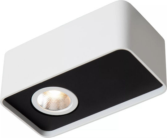 Lucide Lightning Angular Единично LED Спот в Бял Цвят