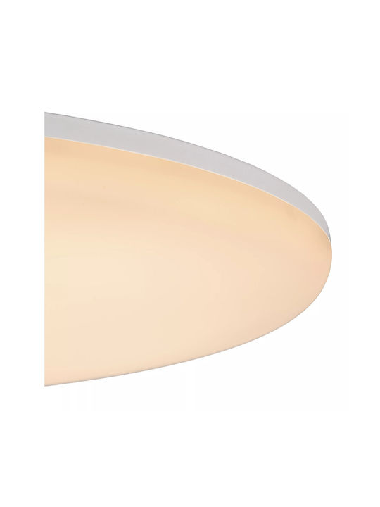 Lucide Lightning Olson Ceiling Mount Light Bathroom with Integrated LED