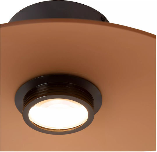 Lucide Lightning Menga Plafonieră de Tavan Galben Miere cu LED Integrat