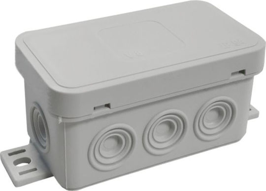 Viplast Surface Mounted Electrical Box IP54 in Gray Color