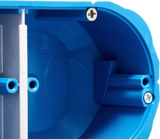 Simet Walled Junction Box in Blue Color