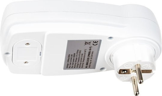 Energy Meter Socket Idealstore Saveenergy Digital Energy Consumption Setting Cost Kwh Setting Consumption Monitoring Large Display Energy Consumption Scheduling Maximum Power 3680 W Color White