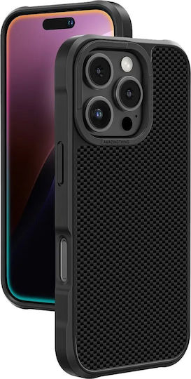 AmazingThing 360 Full Cover Aramid Fiber / Σιλικόνης Μαύρο (iPhone 16 Pro)