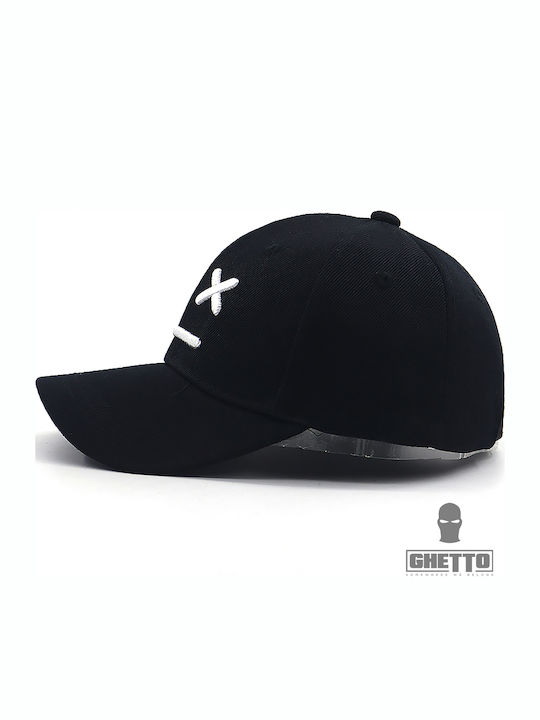 Ghetto Kappen Custom 3D Logo Fashion 6-Panel Schwarze Ghetto Kappen Custom 3D Logo Fashion 6-Panel Schwarze