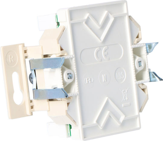 Hager Uae Διπλή Πρίζα Δικτύου RJ45 Τύπου Cat5e 534576