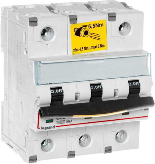 Legrand Αυτόματη Ασφάλεια 80A Τριπολική AC 409280