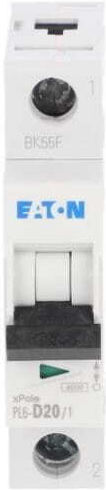 Eaton Automatischer Schutzschalter 20A Einpolig AC/DC 286546