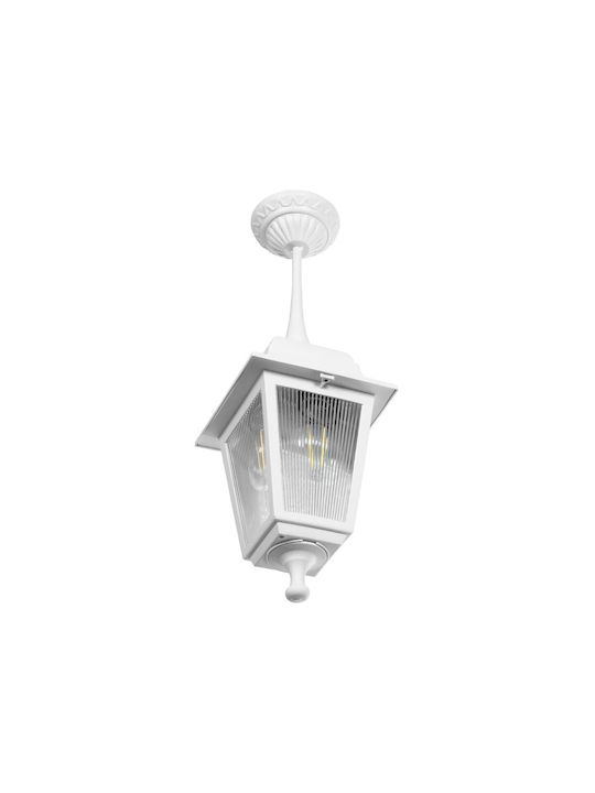 GloboStar Solme Corp de iluminat de Exterior E27 în Culoare Alb 203-0219