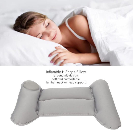 Travel Inflatable Travel Pillow Travel Set Pillow Gray