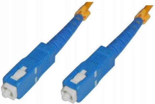 Microconnect Καλώδιο Οπτικής Ίνας SC/UPC-SC/UPC 5m Κίτρινο