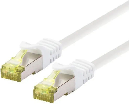 Logon S/FTP Cat.6a Кабел за Ethernet мрежа 7м Бял 1бр
