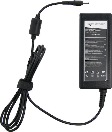 Movano Зарядно за лаптоп 60W 19V 3.16Спецификация за Samsung