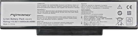 Laptop Battery Asus A32-k72 A72 A72d A72dr A72f A72j A72jk A72jr K72 K72d K72dr K72dy K72f K72j K72ja K72jb K72jc Oem Code 1-bat0169