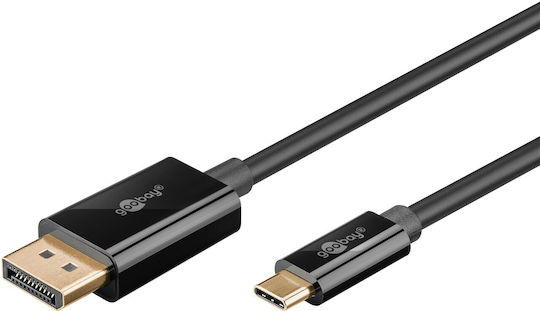 Goobay USB 3.1 Video Cable USB-C male - DisplayPort Μαύρο 1m 75704