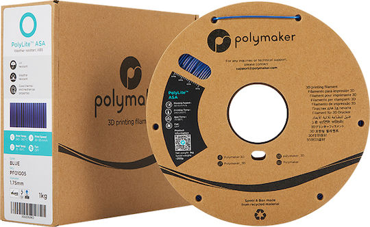 Polymaker ASA 3D Принтер Филамент 1.75мм Син 1кг