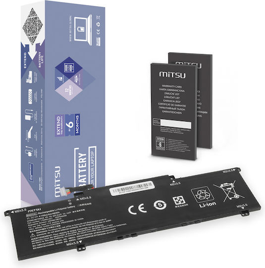 Mitsu Compatible Battery for HP Envy / Pavilion with 4100mAh