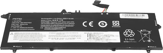Mitsu Συμβατή Μπαταρία για Lenovo ThinkPad Lenovo L18C3PD2 με 4650mAh