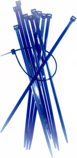 Sapiselco Legături de cablu 280x4.5mm Albastru 100pcs