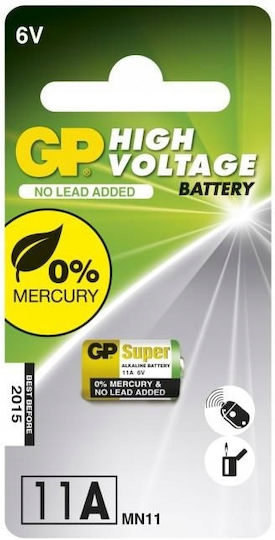 GP Batteries High Voltage Alkaline Battery A11 6V 1pcs