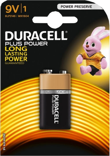 Duracell Plus Αλκαλική Μπαταρία 9V 1τμχ