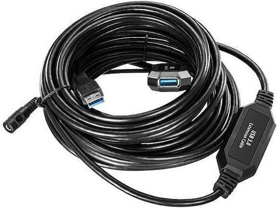 Microconnect USB 3.0 Cable USB-A male - USB-A female Μαύρο 10m USB3.0AAF10A