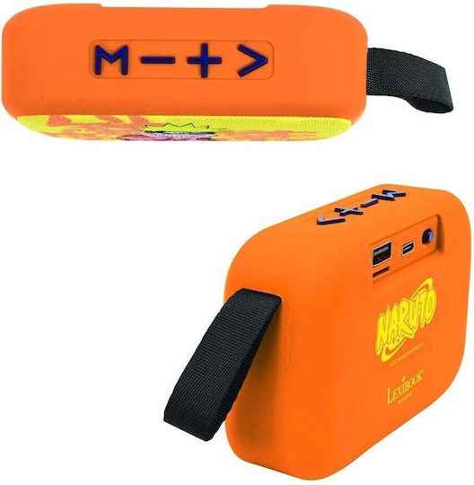 Lexibook Bluetooth високоговорител с радио и живот на батерията до 4 часа Naruto BT018NA