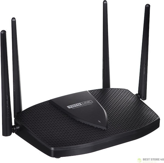 TotoLink X5000R Ασύρματο Router Wi‑Fi 6 με 4 Θύρες Gigabit