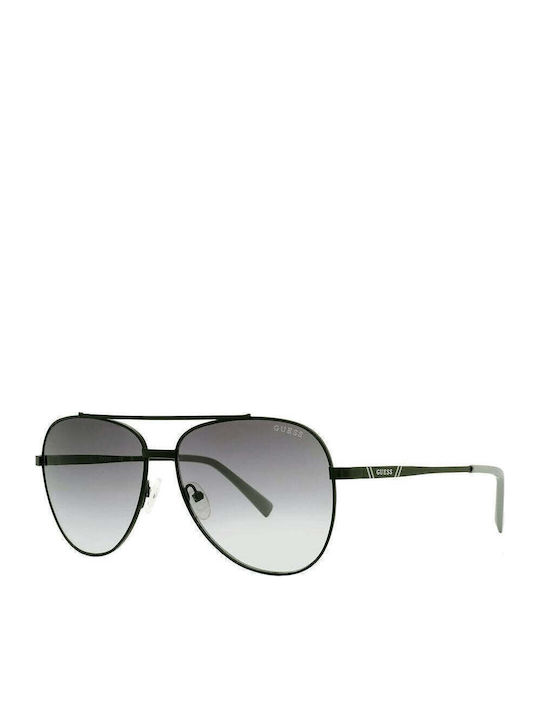 Guess Unisex Sonnenbrille mit Schwarz Metall Gestell und Gray Verlaufsfarbe Linse GF5117 02B