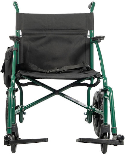 Mobiak Jade Αναπηρικό Αμαξίδιο 12" Πτυσσόμενο Απλού Τύπου 65.5cm 0815007 Πράσινο