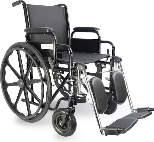 Medical Brace Wheelchair 24" Folding Simple Type 45cm MB.W2008 Black