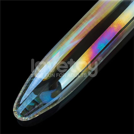 Lovetoy Glow Γυάλινο Dildo 18.4cm