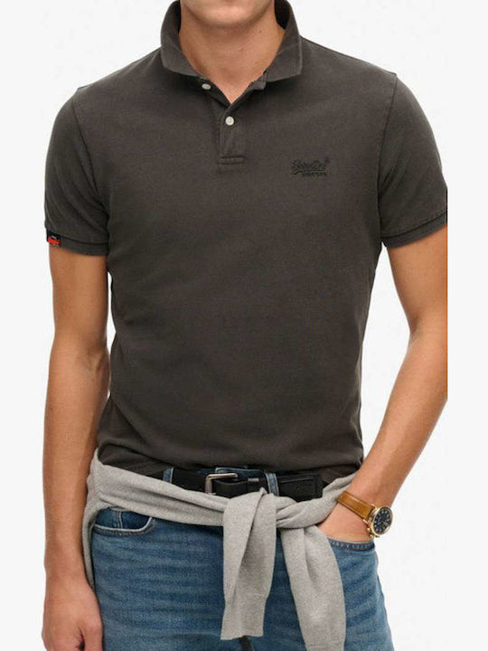 D2 Ovin Vint Polo T-Shirt Black