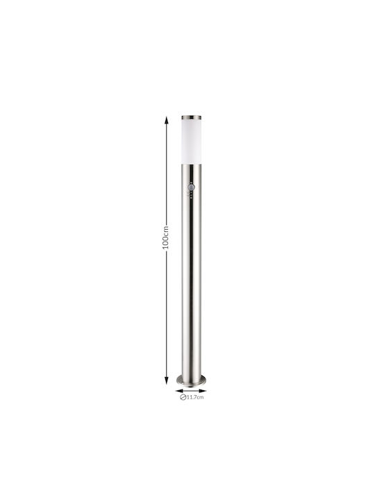 Monzana Lampa Post Mic Pentru Exterior 20W IP44 Pentru Bază De Bec E27 Gri
