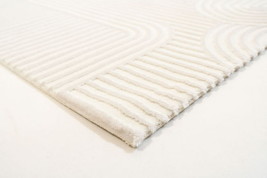 Ezzo Carolina E682b1w Rug Fireplace Rectangular Cream