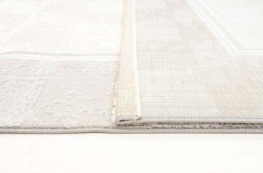 Ezzo Carlota E700b2a Χαλί Τζακιού Ορθογώνιο Light Grey 200x290cm