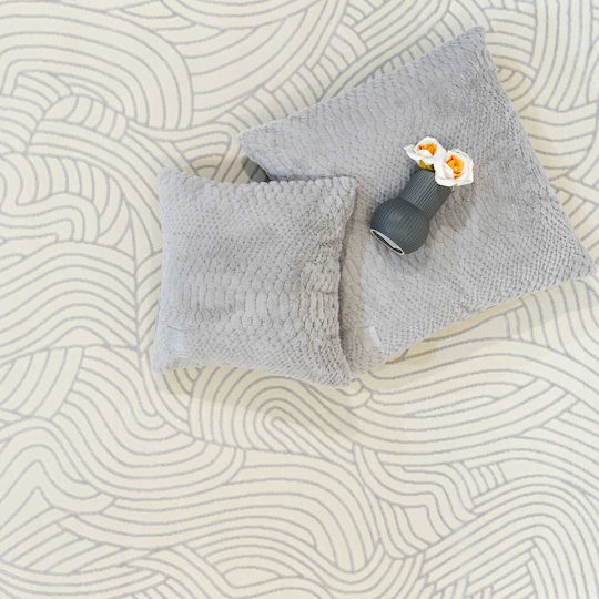 Ezzo Carolina E679b2a Χαλί Τζακιού Διάδρομος Cream 80x150cm