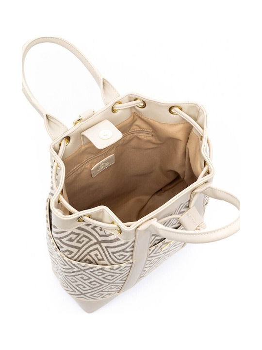 Damentasche Rucksack Beige