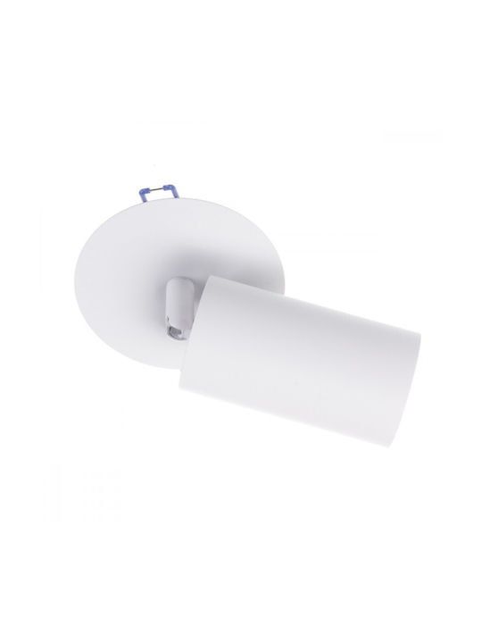 Maclean Energy Spot with Socket GU10 in White Color