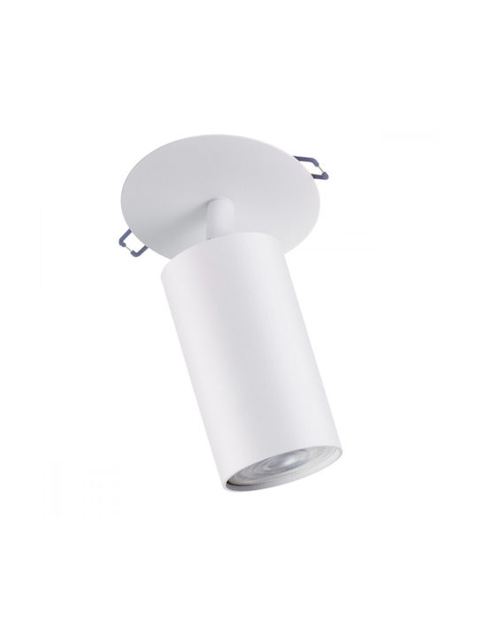 Maclean Energy Spot with Socket GU10 in White Color