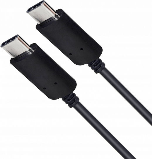 Tb Energy Regular USB 2.0 Cablu USB-C bărbătesc - USB-C Negru 3m