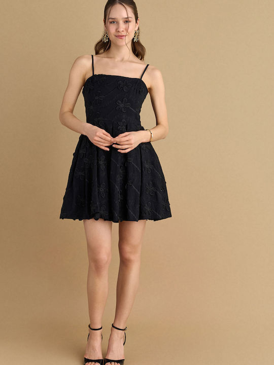 Summer Mini Evening Dress Black