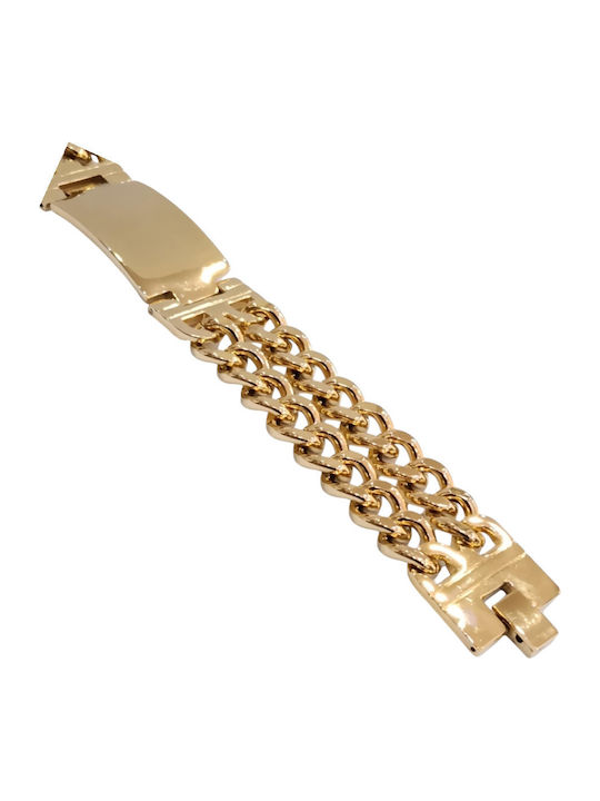 Kalliopi Silver Men's Steel Bracelet