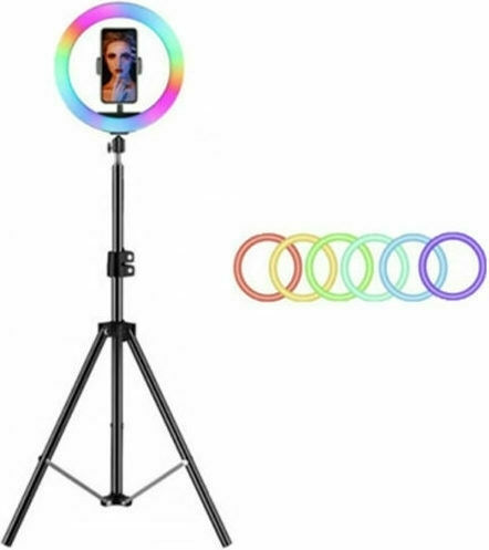 Mj-30 30cm RGB Ringlicht LED Stativ Boden Handyhalter 12 Zoll